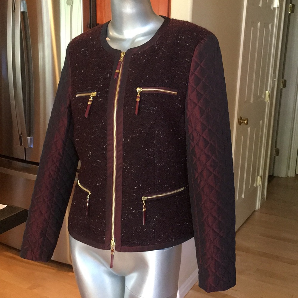 Basler nubby wool blend gemustert jacket b…